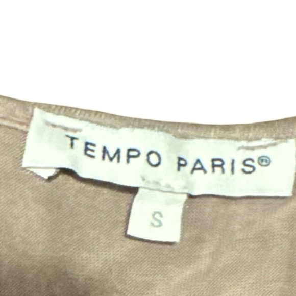 Women’s Tempo Paris Ombré Butterfly Sleeve Blouse Top Silky Feel Size Small - Picture 4 of 5